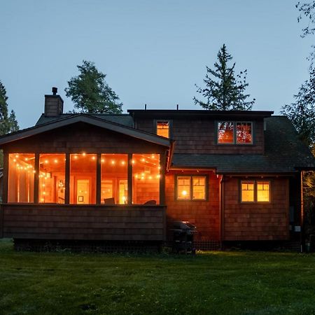 فيلا Wooded Bliss Riverfront Sanctuary On The Mckenzie McKenzie Bridge المظهر الخارجي الصورة